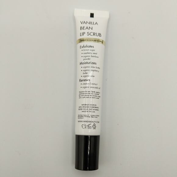 Whish Vanilla Bean Lip Scrub  - Sz 0.75 oz. - NIB - Picture 4 of 6